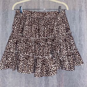 shien cheetah print skirt